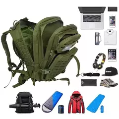 Mochila de Nylon impermeável, sacos ao ar livre, mochilas esportivas táticas, camping, caminhadas, trekking, pesca, caça, 30L, 50L, 1000D - loja online