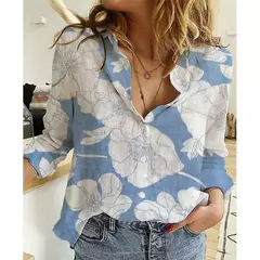 Camisas soltas grandes para mulheres, blusas vintage monocromáticas, tops elegantes para jovens, moda casual feminina, 2023, outono na internet