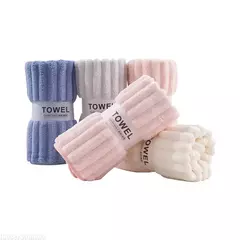 Toalhas de Algodão Espessado para Adultos e Crianças, Super Absorvente, Macio e Confortável, Conjunto de Toalha de Lavagem Facial, 3PCs - comprar online