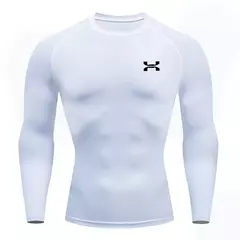 Imagem do Camisa respirável Rashguard de compressão masculina, ajuste seco, camiseta esportiva MMA Fitness Gym, camisa de corrida, alta qualidade