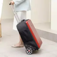 Trolley impermeável mochila com rodas grandes, continuar, viagem preguiçosa, bagagem de mão, novo, 22";;VERDADEIRO;;"a,19