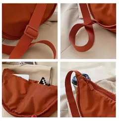 Bolsa Crossbody de Nylon Hobos para Mulheres, Bolsas de Ombro Casual Designer, Bolsa de Grande Capacidade Lady Travel Shopper, Bolsas Femininas, 2024 na internet