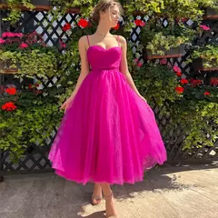 Vestido de noite sem encosto para meninas, Vestido de baile sexy, Novo vestido de festa - loja online