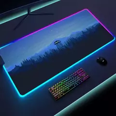 Colorido Luminous LED Lighting Mouse Pad, Non-Slip RGB Gaming Mousepad, Grande Desk Mat, Firewatch Forest, PC Gamer, 900x400mm, XL - comprar online