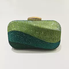 Bolsa de ombro strass cristal brilhante de luxo para mulheres, mini bolsa para festa de casamento, corrente, bolsa noite, banquete, moda senhora - Wolf Magazine