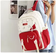 Mochila escolar com bolsa para meninas e meninos adolescentes, mochila infantil, bolsa de livros para estudantes primários, estudante do ensino médio - Wolf Magazine