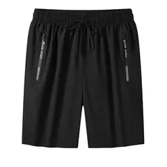 Imagem do Calça de moletom solta masculina, calção casual de corrida, calça de ginástica fitness, elástico na cintura plus size, 1XL-7XL, embalagem de 1, 2, 3, 110-175kg