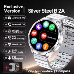 Huawei Sports Smartwatch impermeável para homens, 1.85 "tela AMOLED, bússola GPS NFC, chamada Bluetooth, novo Smartwatch, 2022 - comprar online