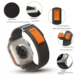 Pulseira Esportiva Trail Loop para Apple Watch, Pulseira de Nylon, Ultra 2, 49mm, Série 9, 8, 7, 45mm, 41mm, iWatch 6, 5, 4, 3, SE, 44 milímetros, 40 milímetros, 42 milímetros