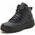 Bota Coturno Masculino Adventure Militar Trilha Em Couro Preto