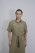 CHEMIS GRETA MILITAR - comprar online