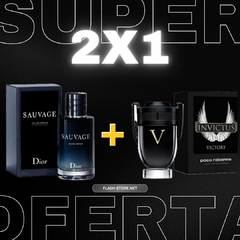 2x1 Sauvage Dior + Invictus Paco Rabanne 100ML de REGALO