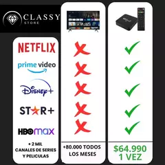 Decodificador TV Box Pro +1000 canales HDTV 4K + Control remoto de REGALO! - comprar online