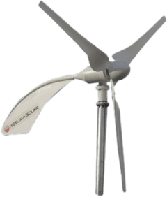 Aerogenerador horizontal 1000W (con mastil-regulador de carga y elementos de instalación) (copia) en internet