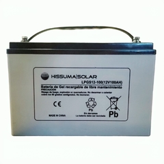 Bateria ciclo Profundo HISSUMA 12Vx100Ah - HISSUMA MATERIALES