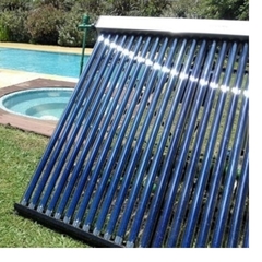 Colector solar termosifonico tipo Manifold de 25 tubos para sistemas de climatización o calefaccion solar - HISSUMA MATERIALES