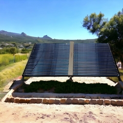 Colector solar termosifonico tipo Manifold de 50 tubos para sistemas de climatización o calefaccion solar - comprar online