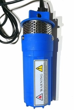 Kit bomba sumergible solar+panel solar+regulador de carga+batería CC 12V 1500 l/día