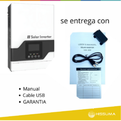 Inversor Off grid Must MPPT 1000w con cargador - HISSUMA MATERIALES