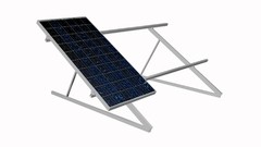Soporte de aluminio techo plano para paneles solares - comprar online