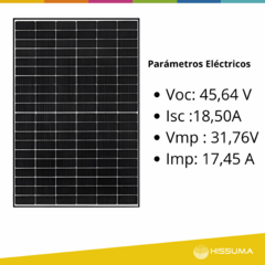 Imagen de Grupo Electrógeno Solar HISSUMA 5,5kW (kWh año) Apto Inyección