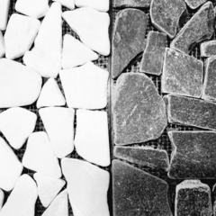 Imagen de Baldosa deck wpc encastrable piedra blanca 30x30 (por pieza)