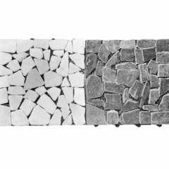 Imagen de Baldosa deck wpc encastrable piedra gris 30x30 (por pieza)