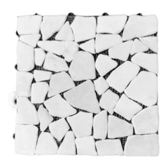 Baldosa deck wpc encastrable piedra blanca 30x30 (por pieza) - HISSUMA MATERIALES
