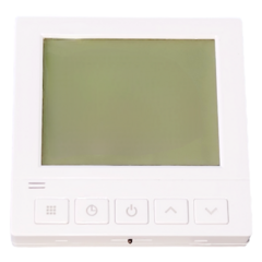 Termostato digital programable para calefaccion color blanco - HISSUMA MATERIALES
