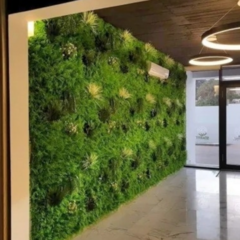 Jardin vertical artificial panel cesped muro cerco SUPER FRONDOSOS Mod. 090 - HISSUMA MATERIALES