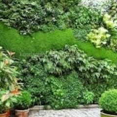 Jardin vertical artificial panel cesped muro cerco SUPER FRONDOSOS Mod. 086 50x25 cm - comprar online