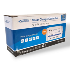 Regulador de Carga 12/24V 10A PWM p/sistemas solares EPEVER LS1024B - comprar online