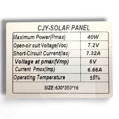Imagen de Reflector solar led 100W con bateria de larga duración panel de mayor potencia
