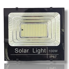 Imagen de Reflector solar led 100W con bateria de larga duración panel de mayor potencia