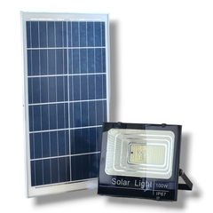 Reflector solar led 100W con bateria de larga duración panel de mayor potencia