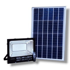 Reflector solar led 200W c/sensor de mov y bateria de larga duración y panel de 45W