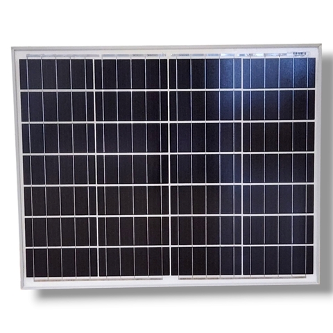Panel solar monocristalino 50W 12V HISSUMA