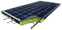 Panel SOLAR hibrido (Calienta Agua/Produce Energia Electrica) 340W - comprar online