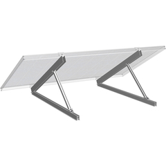 Soporte triangulo angulo variable de aluminio anodizado para paneles solares - HISSUMA MATERIALES