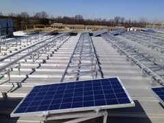 Soporte de aluminio techo plano para paneles solares en internet