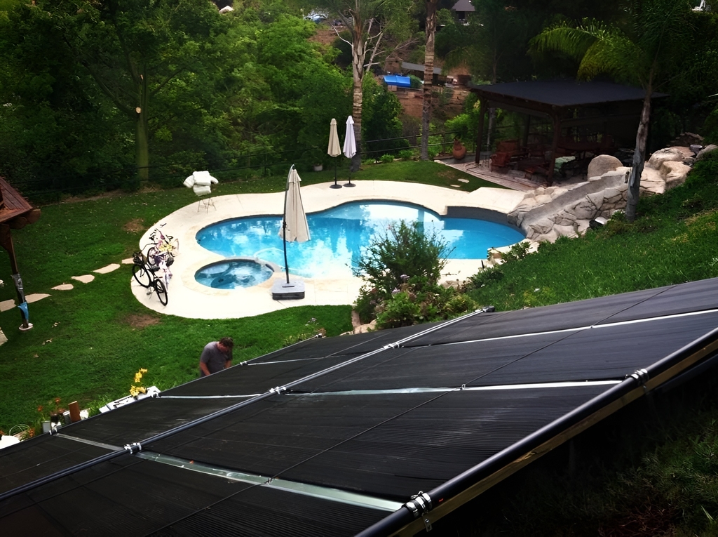 Sistema de calefacción solar para piscinas (precio por panel de 3x1,33 m)