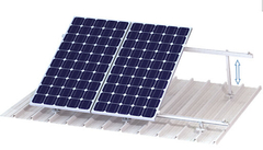 Soporte pivot angulo variable de aluminio anodizado para paneles solares - HISSUMA MATERIALES