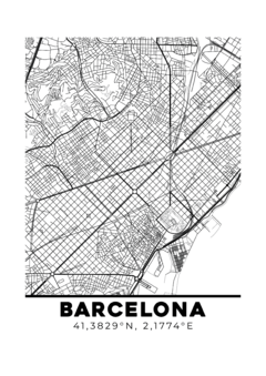 Conjunto de Mapas cuidad Imprimibles (5 ciudades) - La Botica de Quique