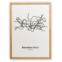 Conjunto de Mapas Metro Imprimibles (7 ciudades) - comprar online