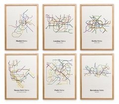 Mapa Metro Madrid Imprimible - comprar online
