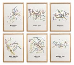 Mapa Metro Barcelona Imprimible - comprar online
