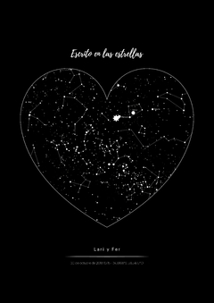 Mapa de Estrellas Corazón en internet