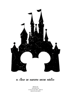 Mapa de Estrellas Disney Personalizado digital - comprar online