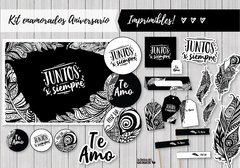 KIT IMPRIMIBLE ENAMORADOS ANIVERSARIO - comprar online