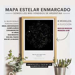 Mapa de Estrellas ENMARCADO